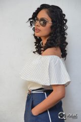 Nandita Swetha at Ekkadiki Pothavu Chinnavada Movie Promotions